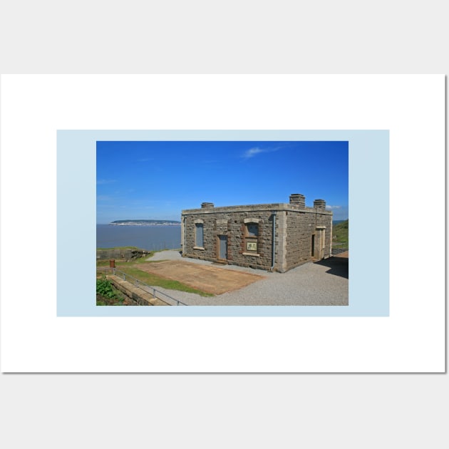 Brean Down Fort Wall Art by RedHillDigital